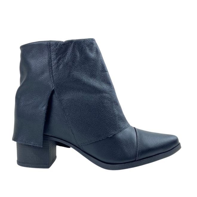Bota Opion Couro Bovino Preto Feminina Preto 1