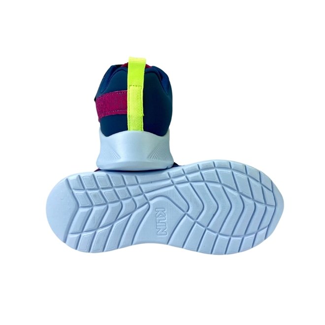 Tênis Klin Freedom Kids Chumbo/Pink Purpura/Lima Feminino Azul 3