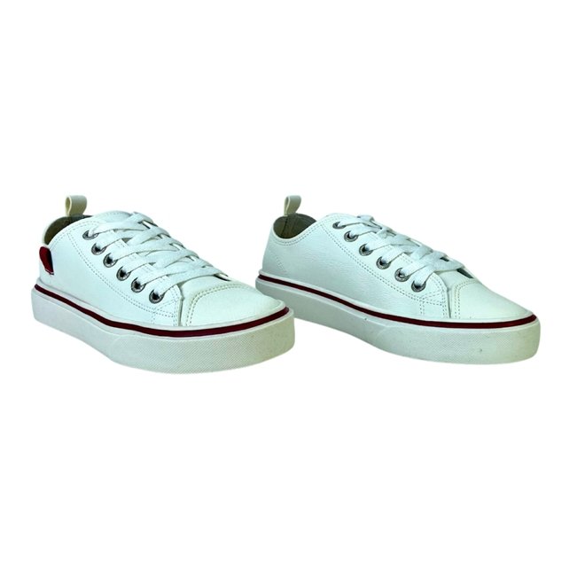 Tênis Klin Freestyle Branco/Vermelho Infantil Branco 2