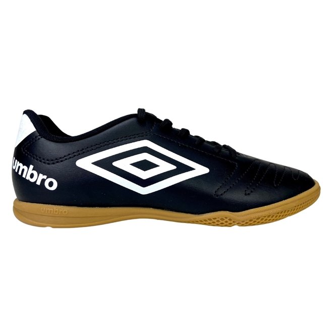 Chuteira Umbro Futsal Class Preto/Branco Masculino Preto 1
