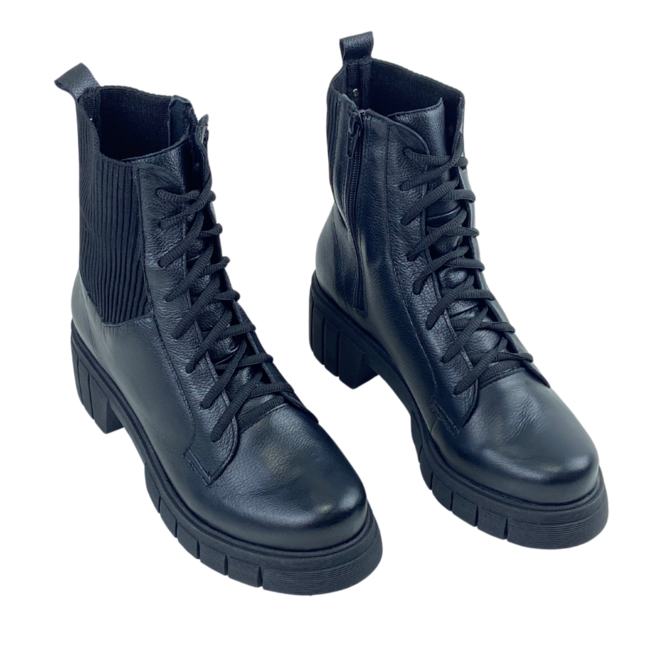 Bota Opion Couro Bovino Preto Feminina Preto 2