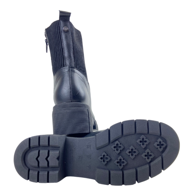 Bota Opion Couro Bovino Preto Feminina Preto 3