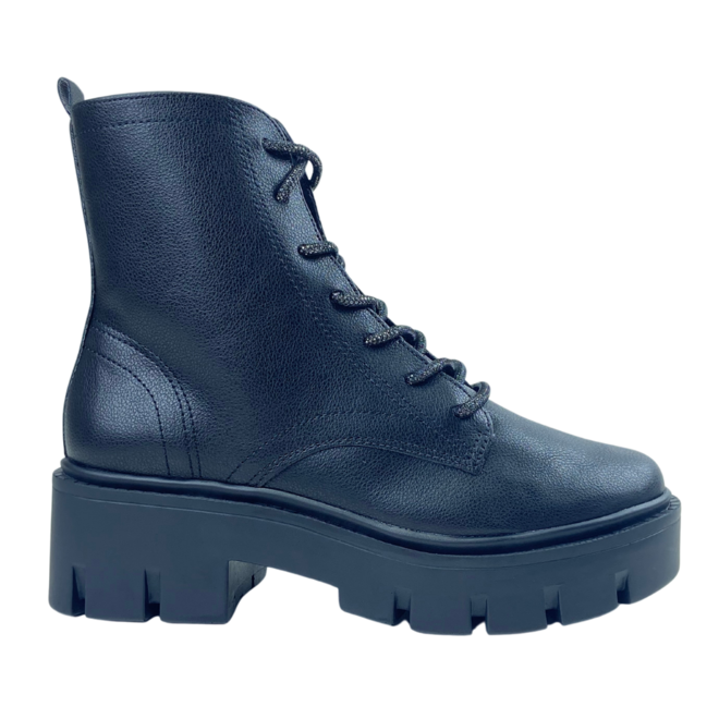 Bota Coturno Via Marte Napa Verona Preto Feminina Preto 1