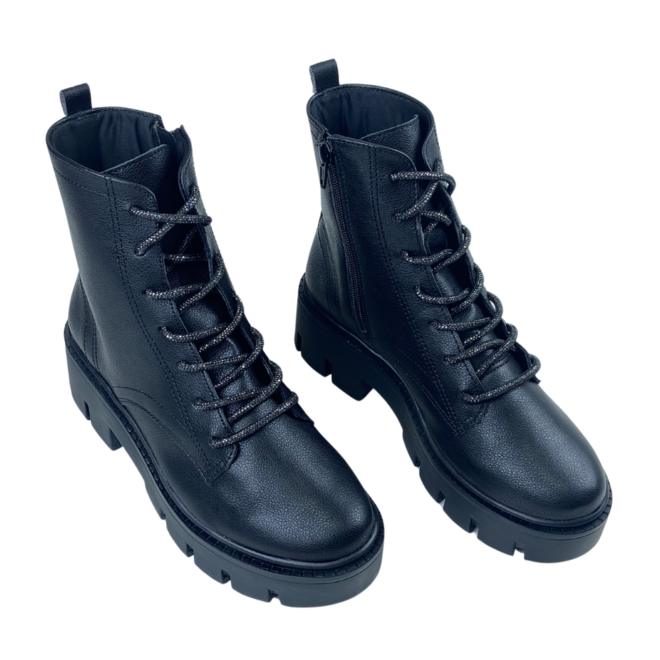 Bota Coturno Via Marte Napa Verona Preto Feminina Preto 2