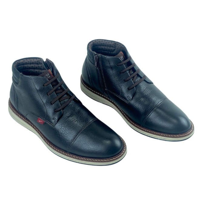 Bota Ferracini Easy Chocolate Dubay Preto Solado Kingston Masculino Marrom 2