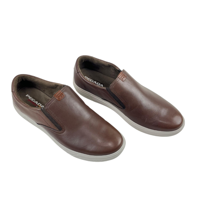 Sapatênis Pegada Stretch Chocolate Pull UP Conhaque Masculino Marrom 2