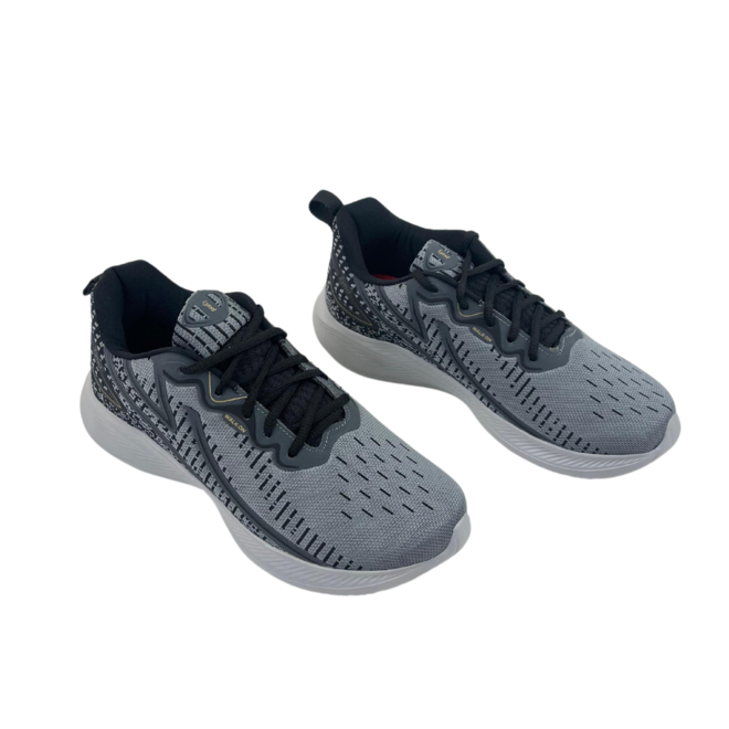 Tênis Lynd Walk-on Preto/Verde Cítrico Masculino Cinza 2