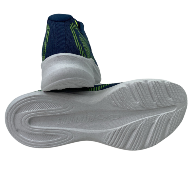 Tênis Olympikus Orbita Petróleo/Limão Masculino Azul 3