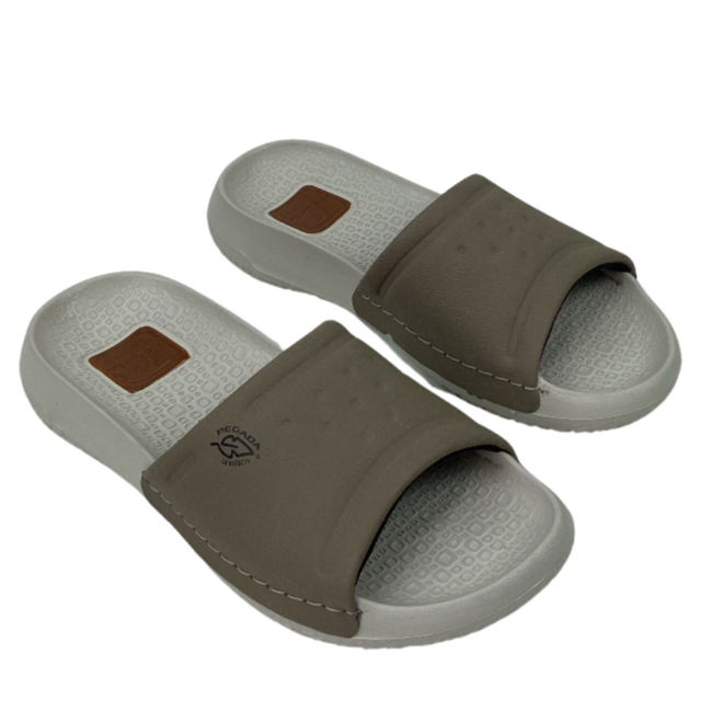Chinelo Pegada Jeans Areia Masculino Cinza 2