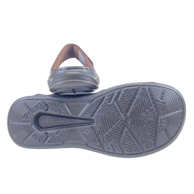 Chinelo Pegada Anilina Pinhão Masculino Marrom 3