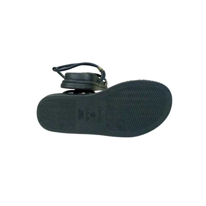 Sandália Beira Rio Preto/Grafite/Aurora Boreal Feminina Preto 3