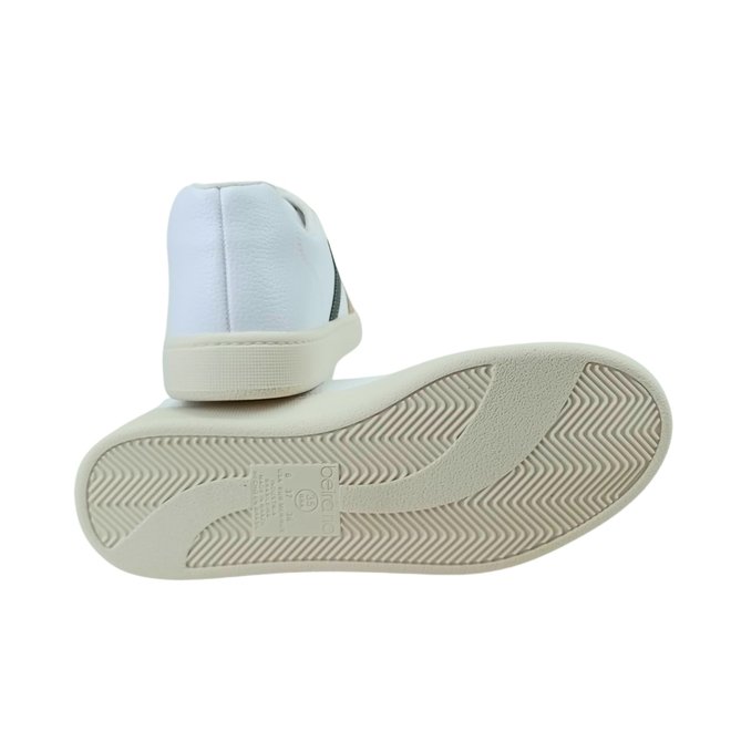 Tênis Casual Beira Rio Floather Branco/Bege/Preto Feminino Branco 3