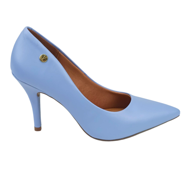 Sapato Scarpin Vizzano Pelica Jeans Feminino Azul 1