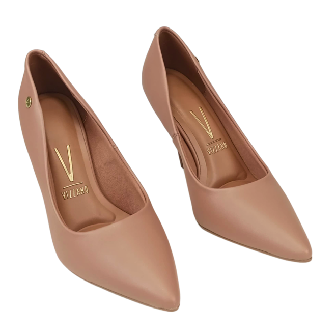 Sapato Scarpin Vizzano Pelica Nude Feminino Bege 2