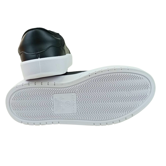 Tênis Casual Moleca Tela Shine Glamour Preto/Preto Feminino Preto 3