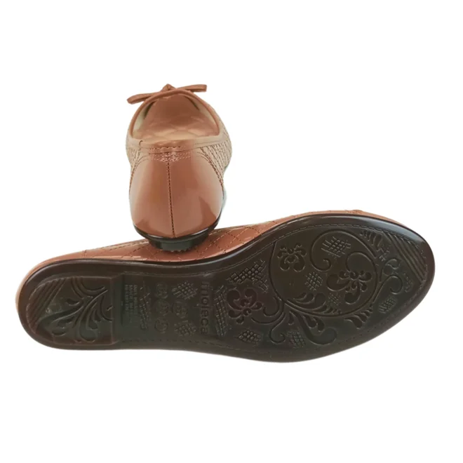 Sapatilha Moleca Verniz Fresh Neo Sardenha Camel Feminina Marrom 3