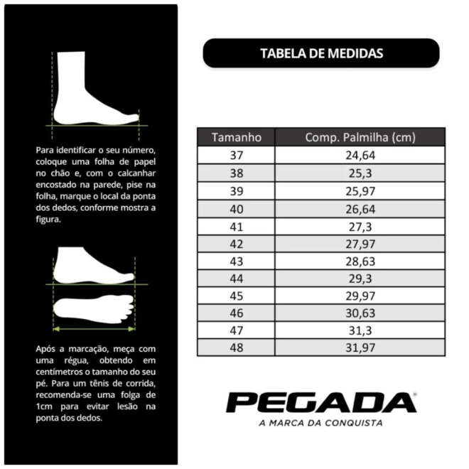 Sapatênis Pegada Stretch Preto Masculino Preto 5