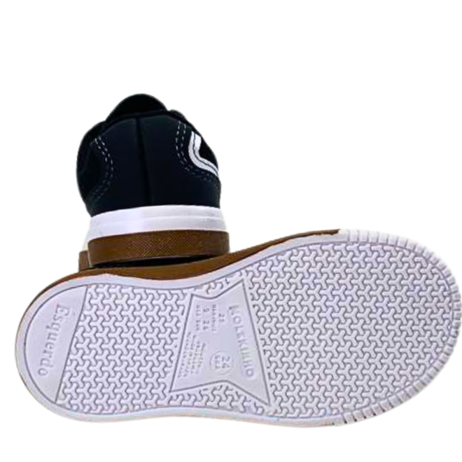 Tênis Casual Molekinho Napa Floter Preto/Branco Menino Preto 4