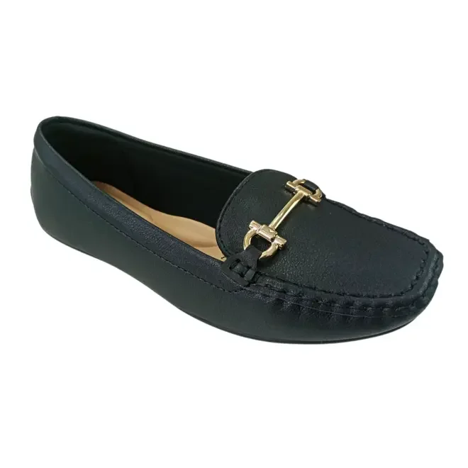 Sapato Modare Mocassim Napa Floather Preto Feminino Preto 3