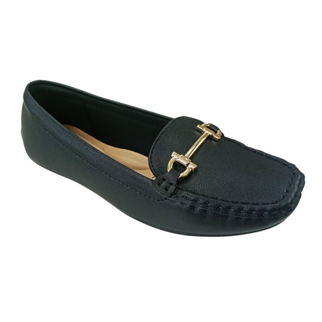 Sapato Modare Mocassim Napa Floather Preto Feminino Preto 4