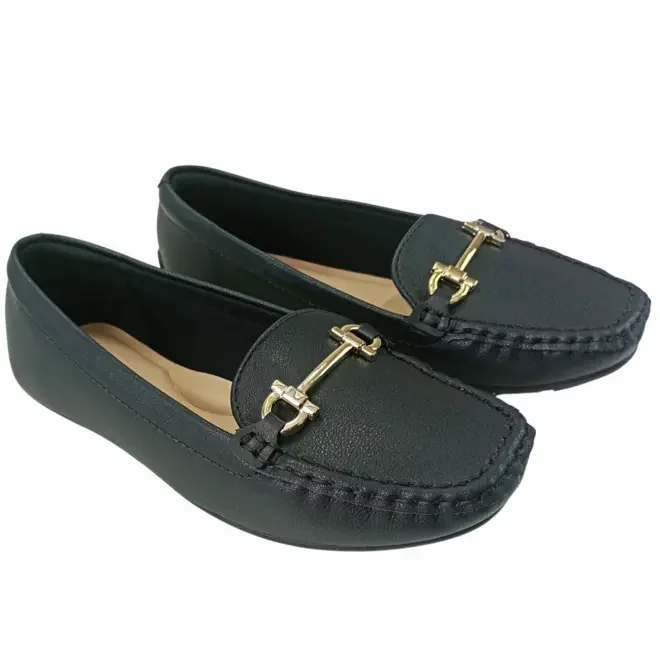 Sapato Modare Mocassim Napa Floather Preto Feminino Preto 5