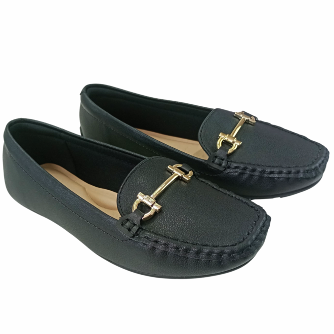 Sapato Modare Mocassim Napa Floather Preto Feminino Preto 6