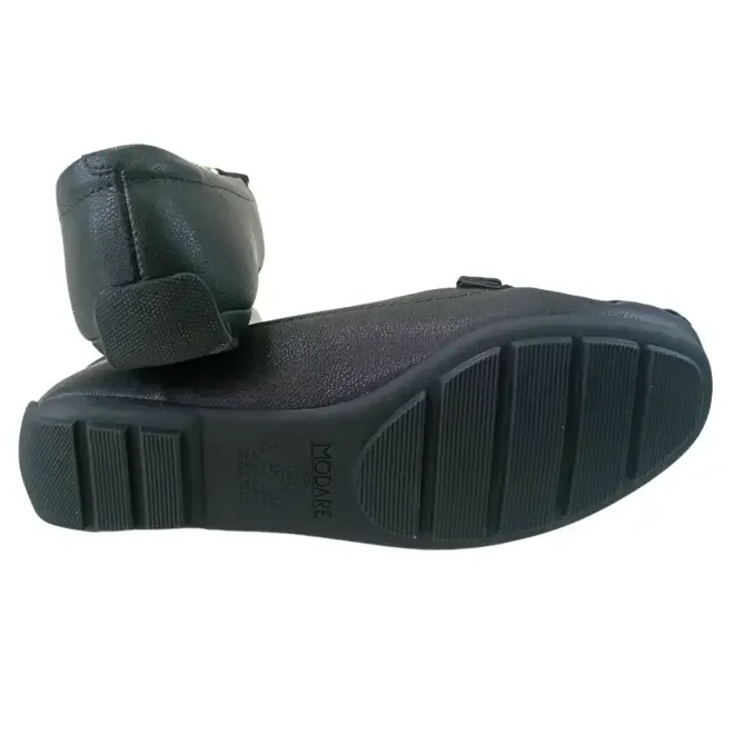 Sapato Modare Mocassim Napa Floather Preto Feminino Preto 9