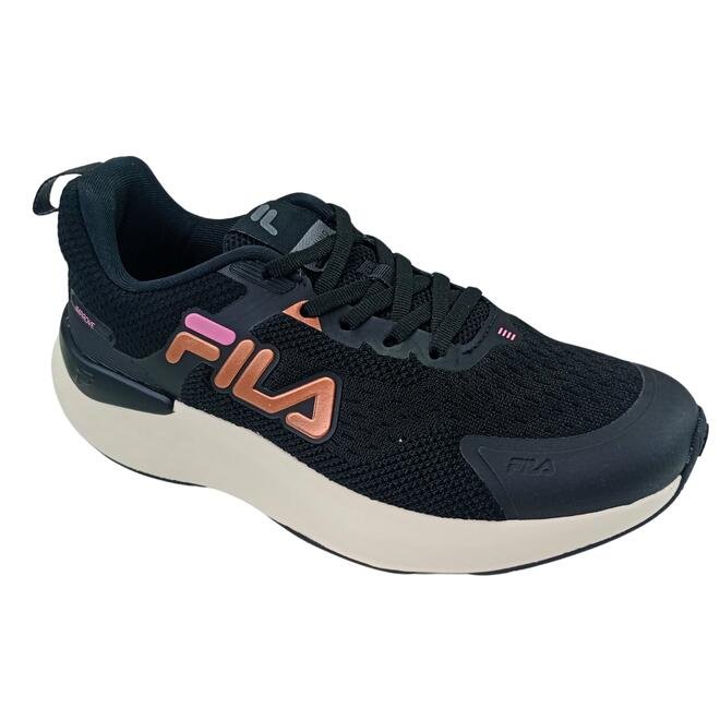 Tênis Fila Improve Preto/Cobre/Rosa Feminino Preto 2