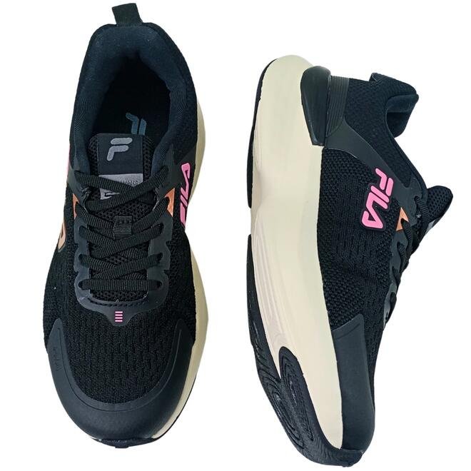Tênis Fila Improve Preto/Cobre/Rosa Feminino Preto 4