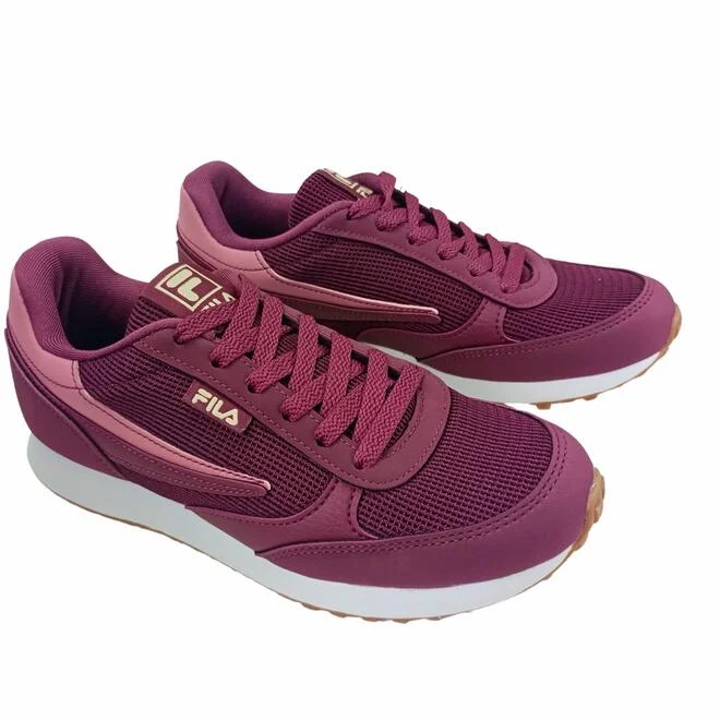 Tênis Fila Renno Classic Borgonha/Rosa/Bege Feminino Borgonha 3
