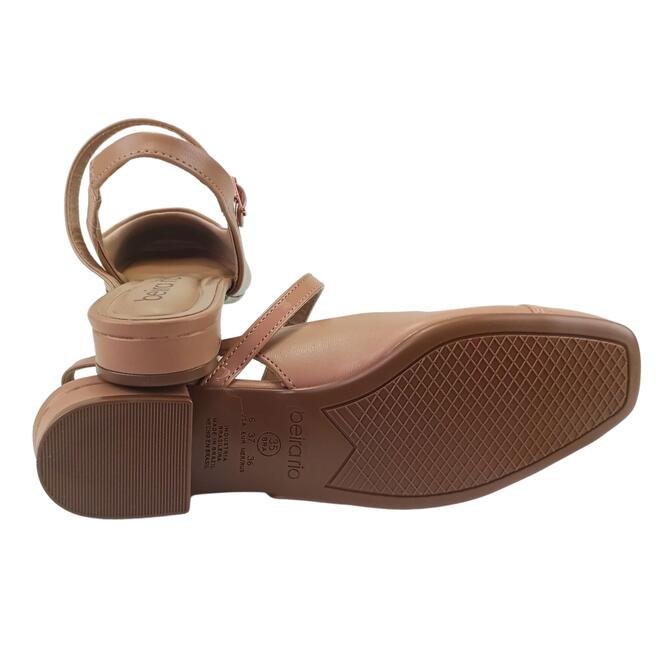 Sapato Beira Rio Napa Turim/Verniz Nude Feminino Nude 5