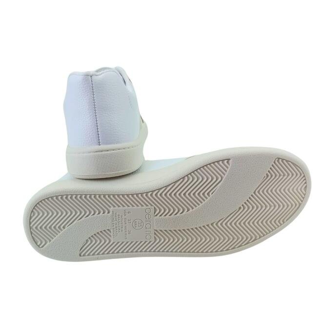 Tênis Beira Rio Casual Branco/Bege/Dourado Feminino Branco 5
