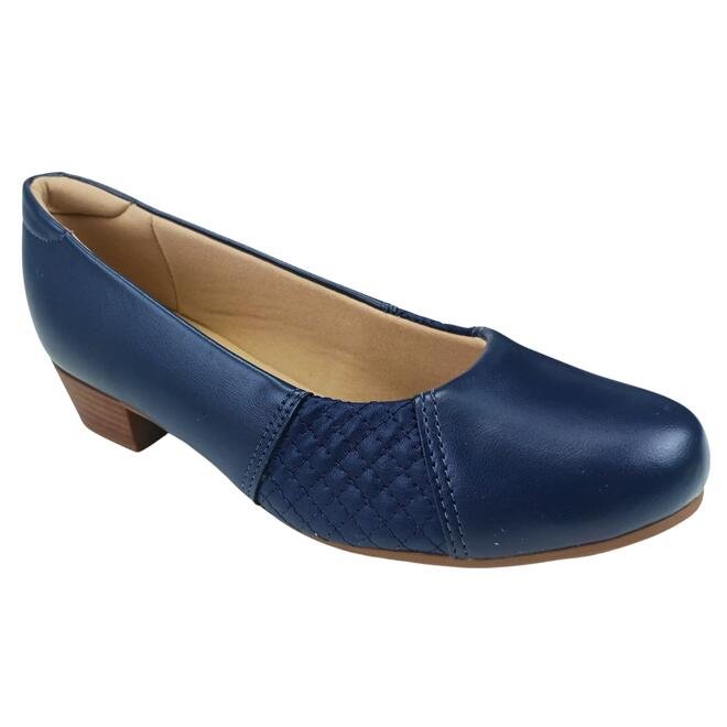 Sapato Modare Joanete Napa Sense Marinho Feminino Azul Marinho 2
