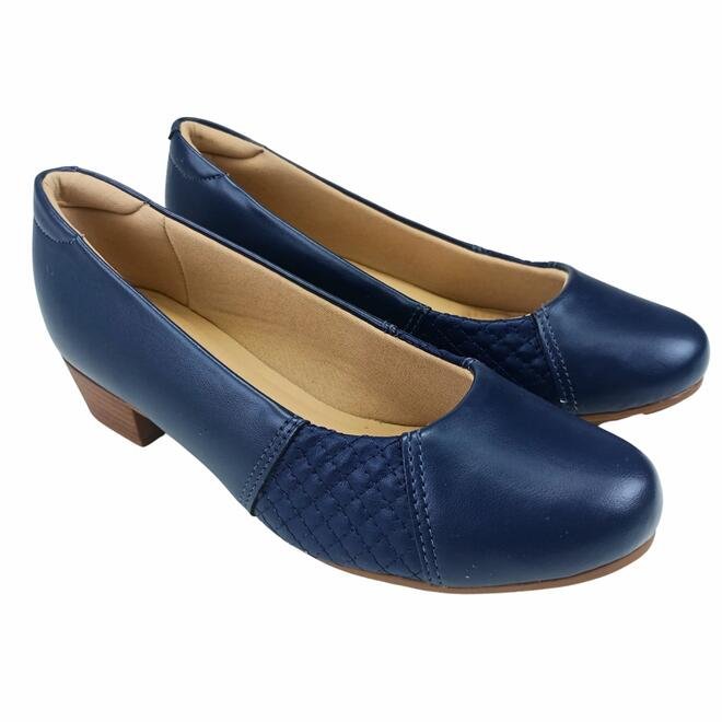 Sapato Modare Joanete Napa Sense Marinho Feminino Azul Marinho 3