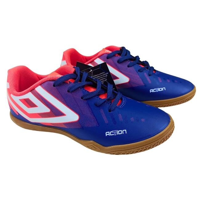 Chuteira Umbro Futsal Action JR Royal/Coral/Bco Menino Royal 2