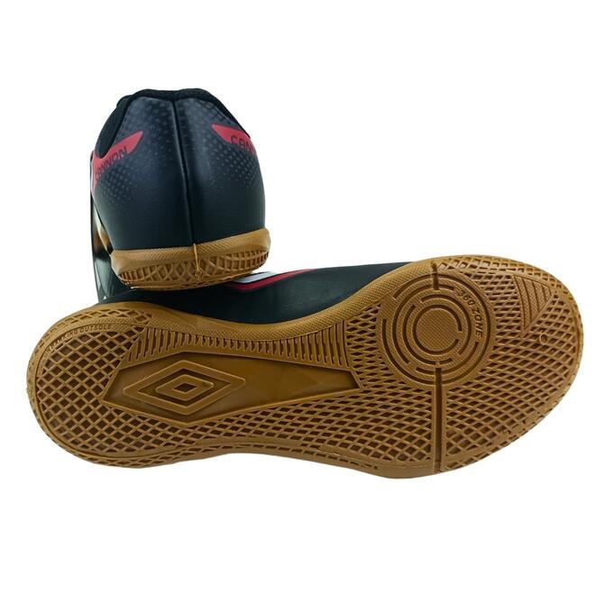 Chuteira Umbro Futsal Cannon JR Preto/Vlho/Bco Menino Preto 3
