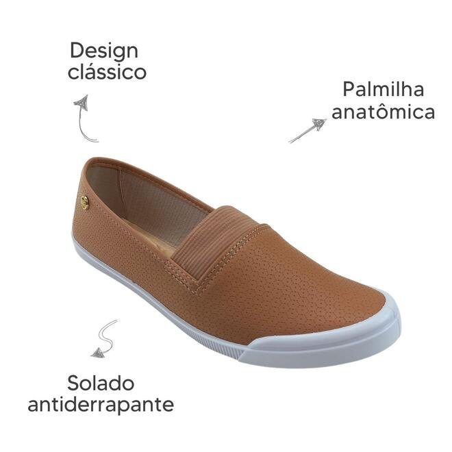 Sapatilha Moleca Napa Dalia Nude Feminina Nude 6