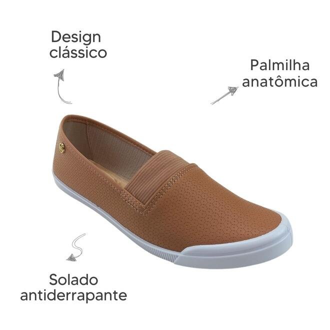 Sapatilha Moleca Napa Dalia Nude Feminina Nude 6