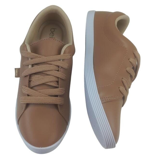 Tênis Beira Rio Casual Napa Sardenha Nude Feminino Nude 4