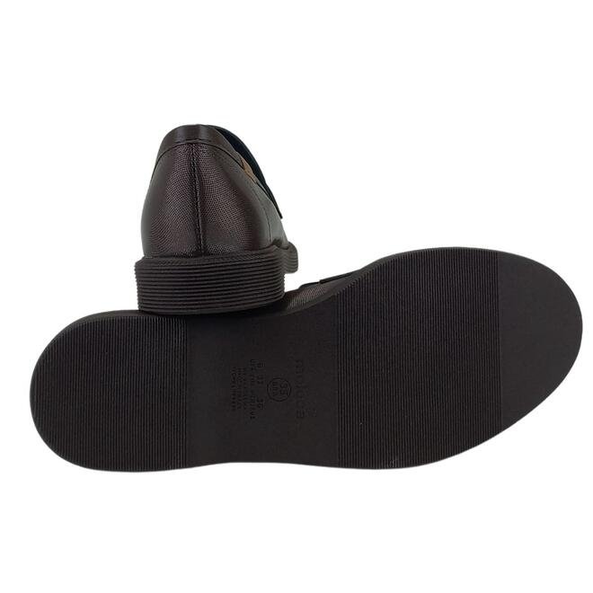 Sapato Moleca Mocassim Loafer Café/Bronze Feminino Café 5