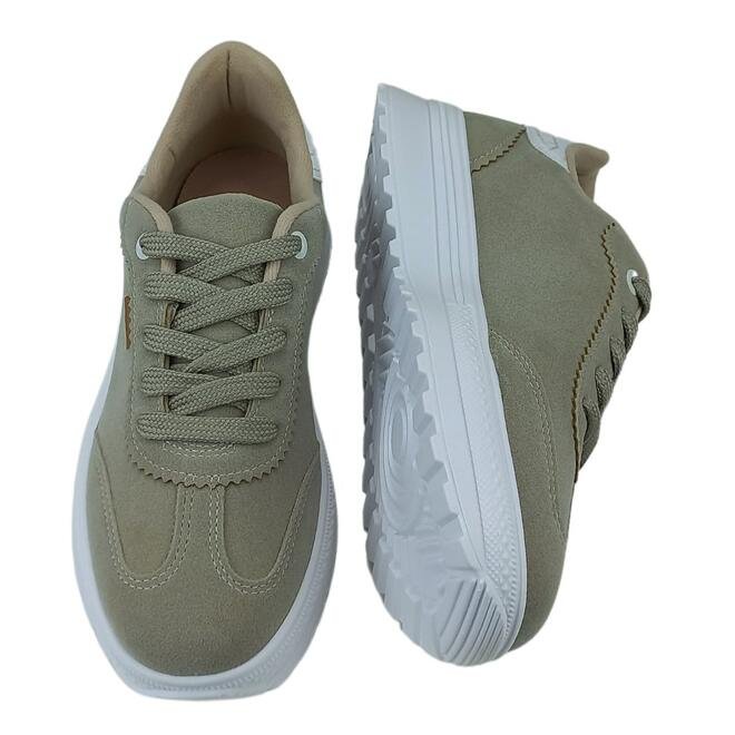 Tênis Moleca Camurção Napa Turim Branco Off Feminino Branco Off 4