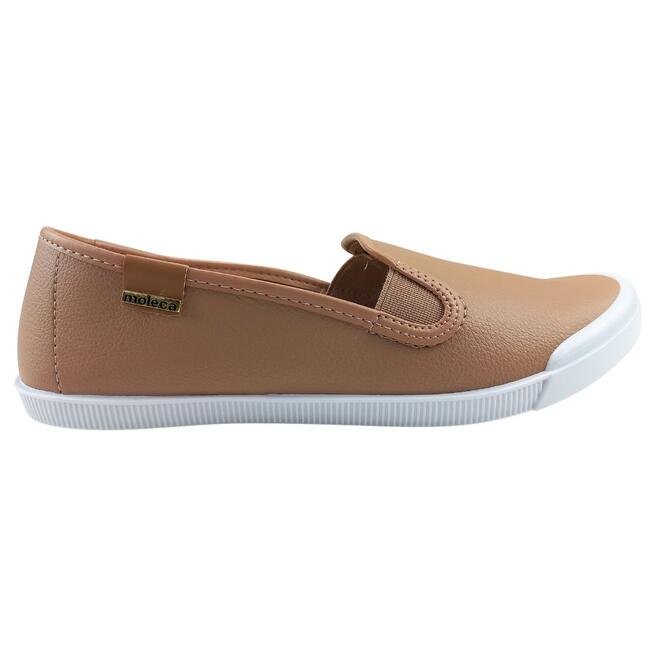 Sapatilha Moleca Napa Floather Nude/Camel Feminina Nude 1