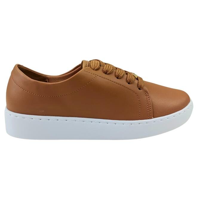 Tênis Casual Vizzano Pelica Camel Feminino Camel