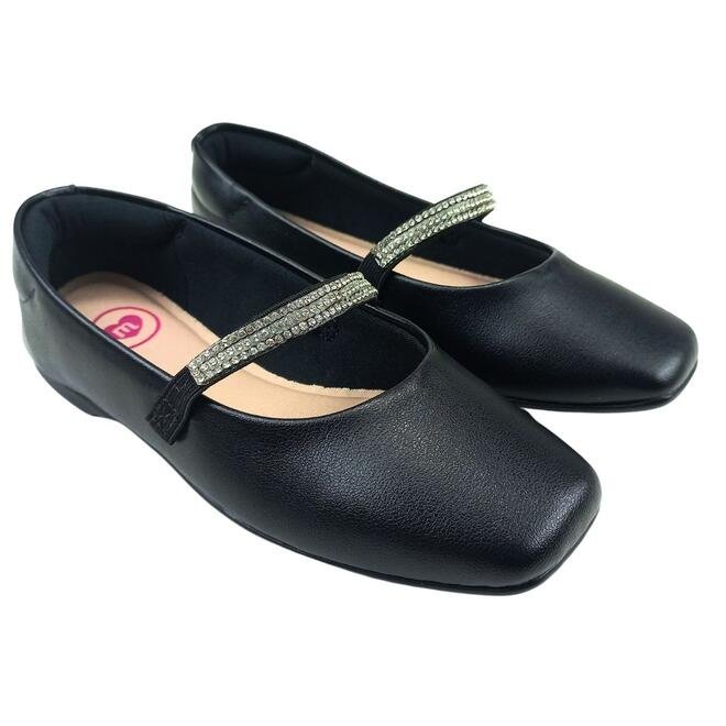Sapatilha Molekinha Napa Turim Preto Menina Preto 3