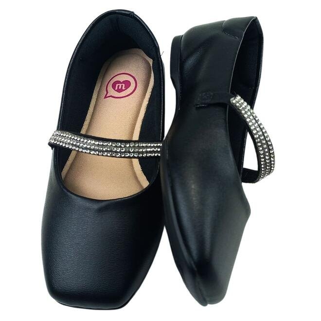 Sapatilha Molekinha Napa Turim Preto Menina Preto 4