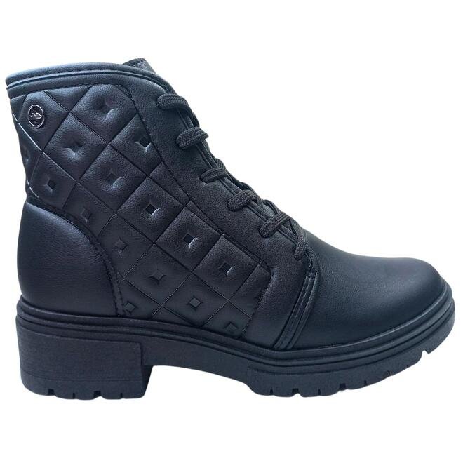 Bota Dakota Coturno Almeria Preto Feminina Preto 1