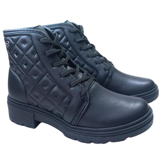 Bota Dakota Coturno Almeria Preto Feminina Preto 3