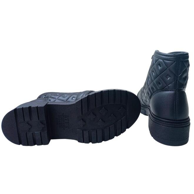 Bota Dakota Coturno Almeria Preto Feminina Preto 5