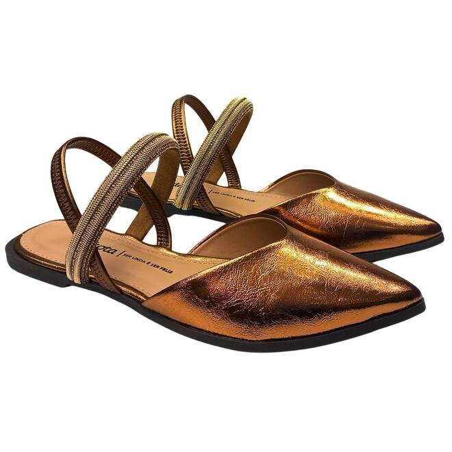Sapato Dakota Lipka Bronze Tira Mel Feminino Bronze 3