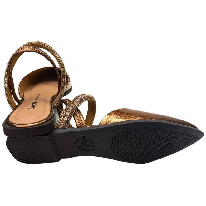 Sapato Dakota Lipka Bronze Tira Mel Feminino Bronze 5